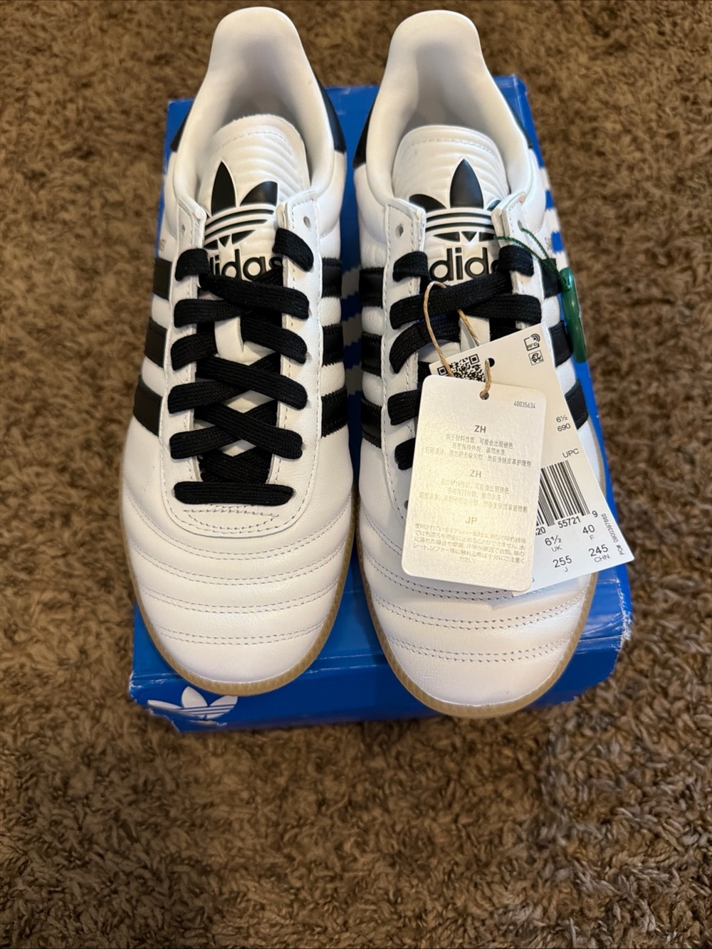 Adidas Samba JP J Size 7 NWT